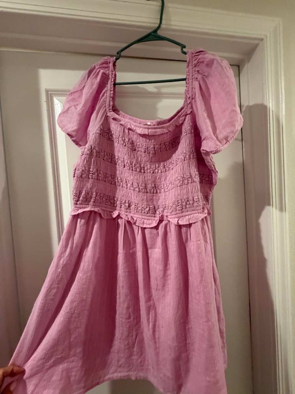 American Eagle Outfitters Pink Smocked dress